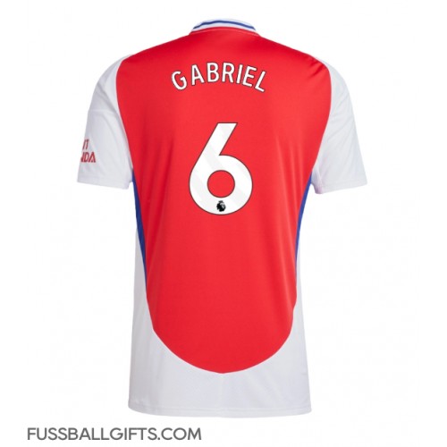 Arsenal Gabriel Magalhaes #6 Fußballbekleidung Heimtrikot 2024-25 Kurzarm